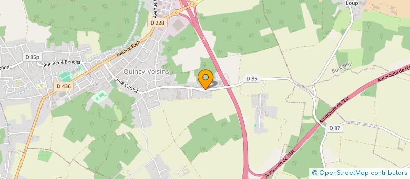 localisation de l'entreprise MYSTAR  QUINCY-VOISINS