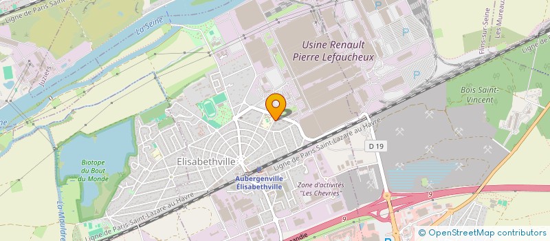 localisation de l'entreprise MYSTER GRAND MIRACLE NORD EAST  AUBERGENVILLE