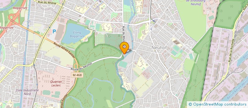 localisation de l'entreprise MYSTER NET à STRASBOURG