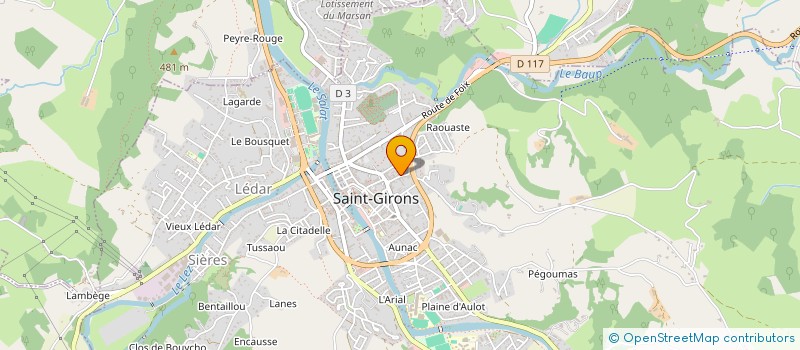 localisation de l'entreprise MYSTERE ET BOULE DE FEU à SAINT-GIRONS