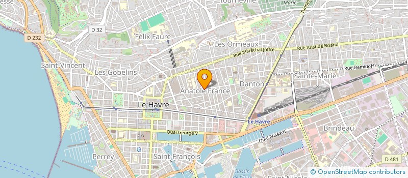 localisation de l'entreprise MYSTERE ET COMPAGNIE à LE HAVRE