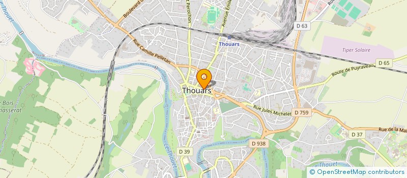 localisation de l'entreprise MYSTERIEUR à THOUARS