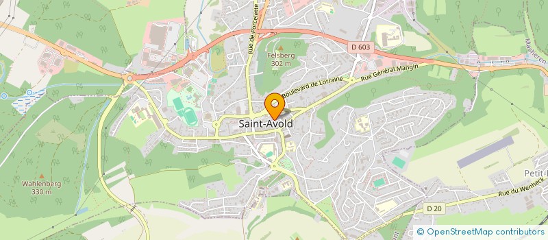 localisation de l'entreprise MYSTERIEUSE'BOX  SAINT-AVOLD