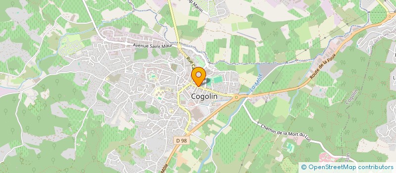 localisation de l'entreprise MYSTERY BOX  COGOLIN