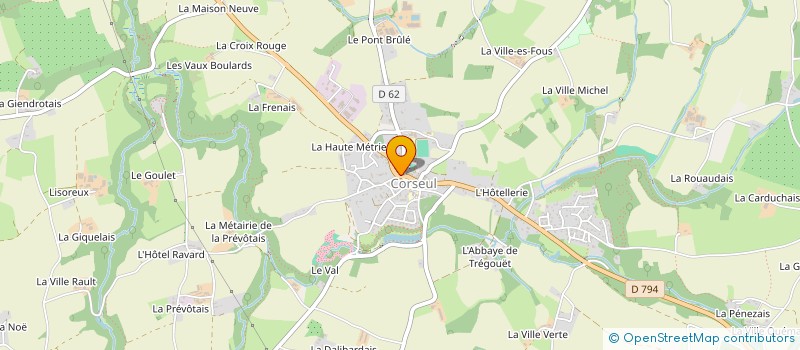 localisation de l'entreprise MYSTERY BOX  CORSEUL