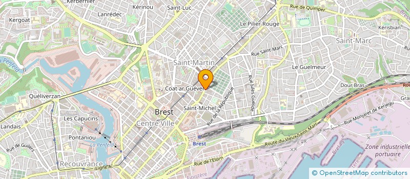 localisation de l'entreprise MYSTERY O'CLOCK à BREST
