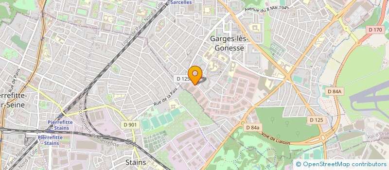 localisation de l'entreprise MYSTIC à GARGES-LES-GONESSE
