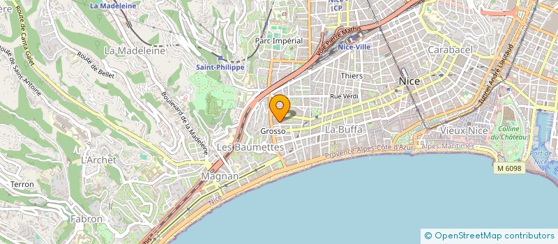 localisation de l'entreprise MYSTIIK à NICE
