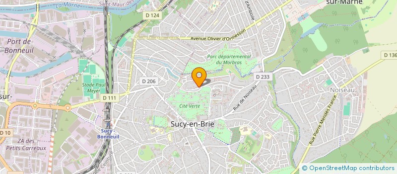 localisation de l'entreprise MYSTIQUE à SUCY-EN-BRIE