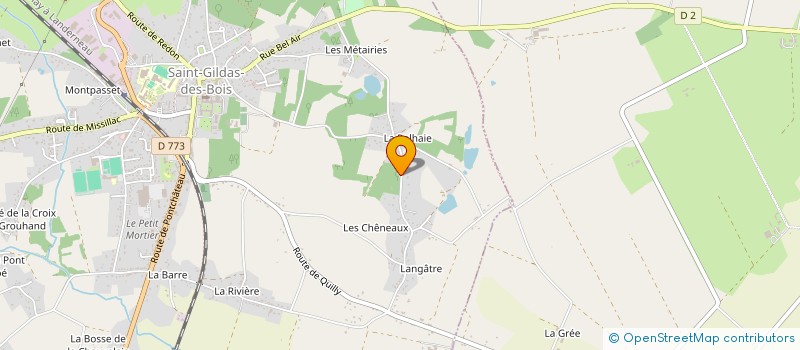 localisation de l'entreprise MYSTISM  SAINT-GILDAS-DES-BOIS