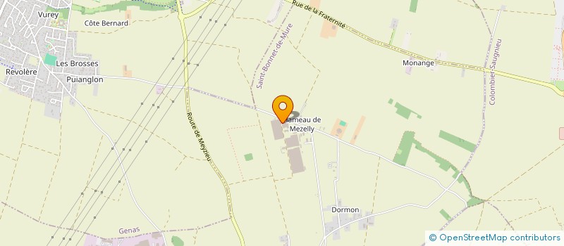 localisation de l'entreprise MYSTOCK  SAINT-BONNET-DE-MURE