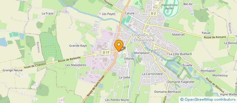 localisation de l'entreprise MYSTONE FONCIERE DEVELOPPEMENT  CHATILLON-SUR-CHALARONNE