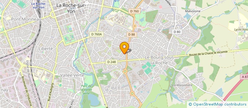 localisation de l'entreprise MYSTORIZ à LA ROCHE-SUR-YON