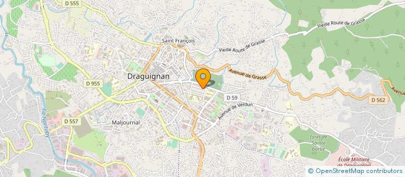 localisation de l'entreprise MYSTRALE à DRAGUIGNAN