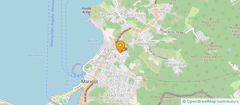 localisation de l'entreprise MYSTRAW COMPANY à SAINT MARTIN
