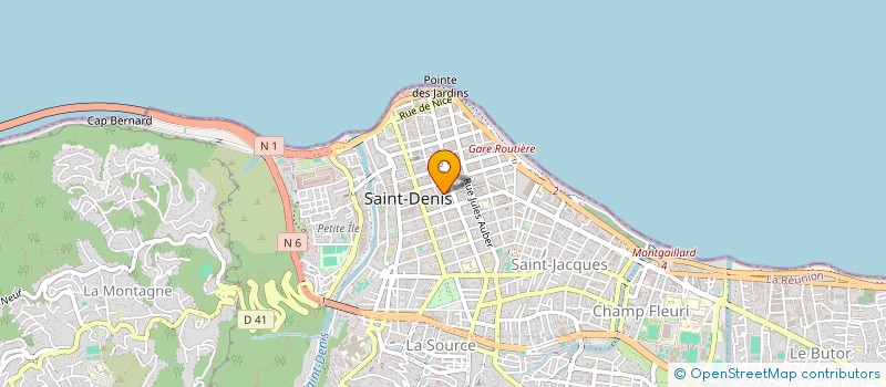 localisation de l'entreprise MYT à SAINT-DENIS
