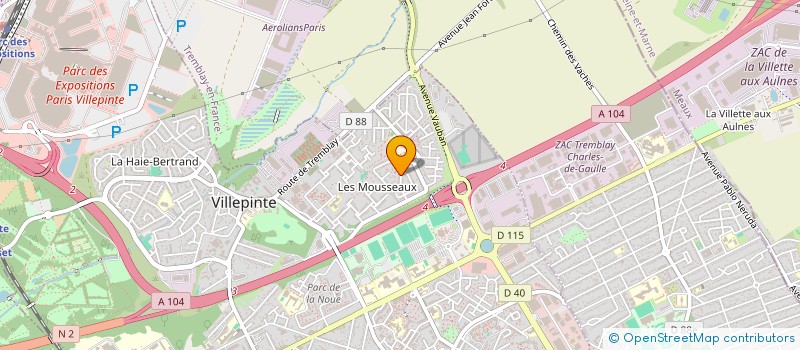 localisation de l'entreprise MYTEACHER COMPANY à VILLEPINTE