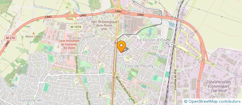 localisation de l'entreprise MYTECHGATEWAY  DIJON