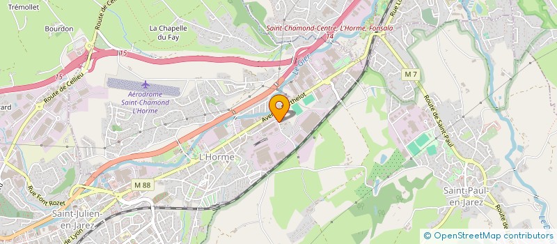 localisation de l'entreprise MYTECS  L'HORME