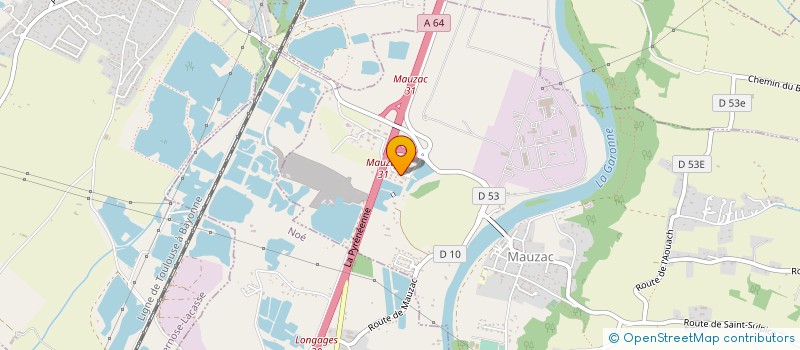 localisation de l'entreprise MYTEL à MAUZAC