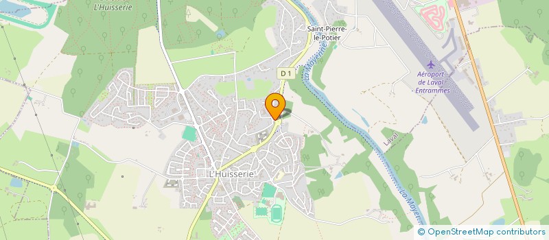 localisation de l'entreprise MYTHA  L'HUISSERIE