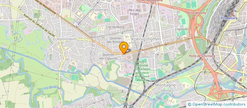 localisation de l'entreprise MYTHAMIDAS à STRASBOURG
