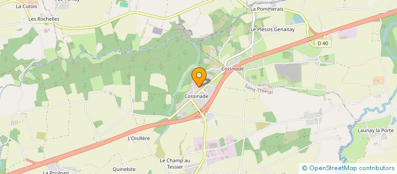 localisation de l'entreprise MYTHIQUE  SAINT-THURIAL