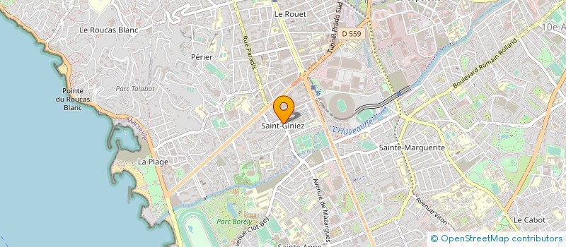 localisation de l'entreprise MYTHIQUE BEAUTE à MARSEILLE