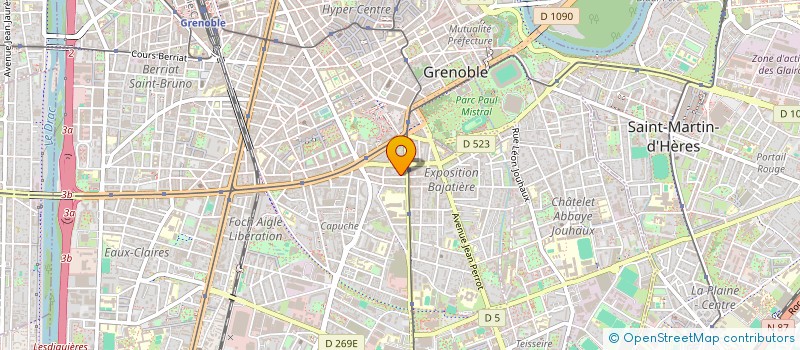 localisation de l'entreprise MYTHIQUES EVENTS à GRENOBLE