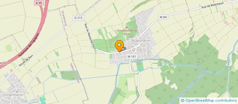 localisation de l'entreprise MYTHOLOGIE  BLAESHEIM