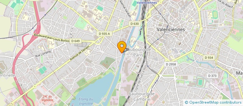 localisation de l'entreprise MYTHOS  VALENCIENNES