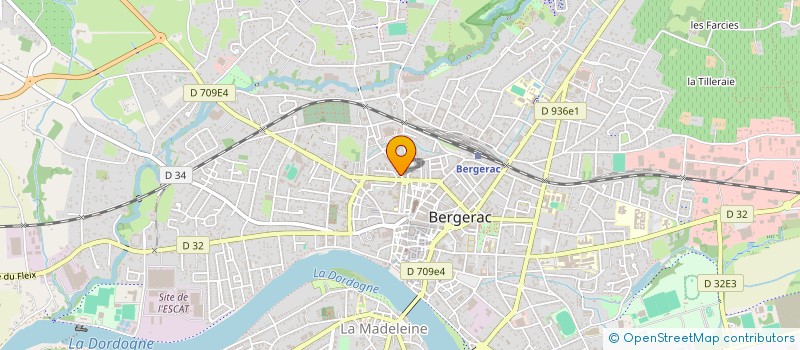 localisation de l'entreprise MYTHOS SAS à BERGERAC