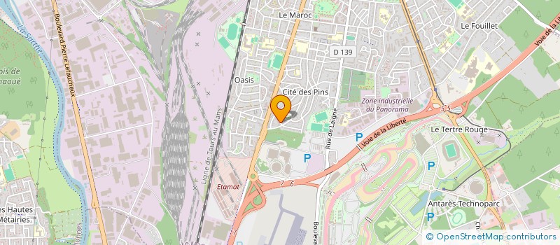 localisation de l'entreprise MYTHREAL  LE MANS