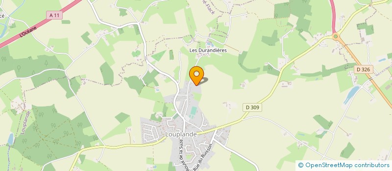 localisation de l'entreprise MYTHYAGRES  SOULIGNE FLACE