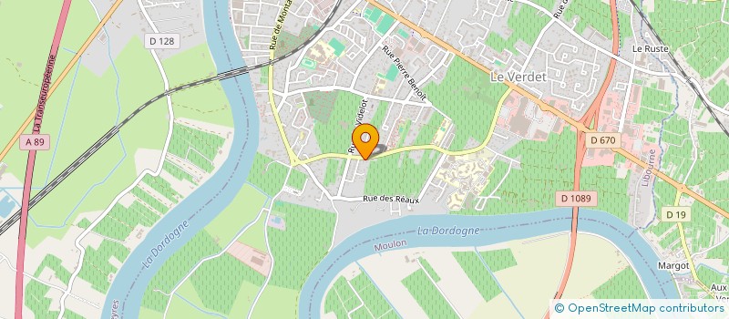 localisation de l'entreprise MYTIKAS  LIBOURNE