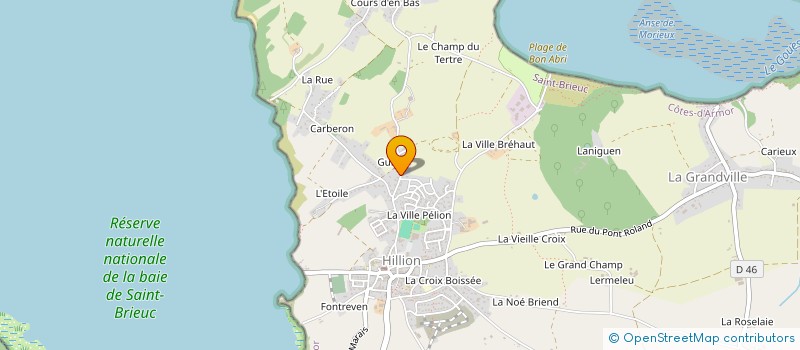 localisation de l'entreprise MYTILUS 2000 à HILLION