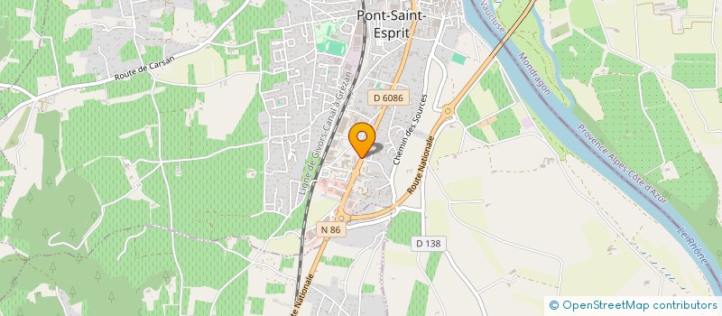 localisation de l'entreprise MYTILUS à PONT-SAINT-ESPRIT