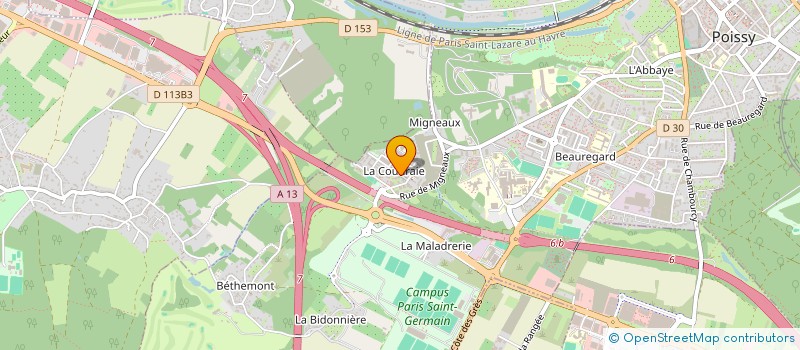 localisation de l'entreprise MYTIME à POISSY