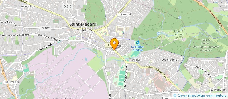 localisation de l'entreprise MYTRACKS  SAINT-MEDARD-EN-JALLES