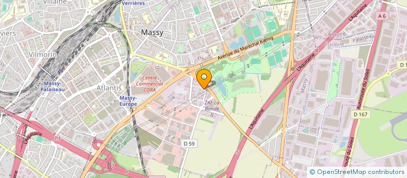 localisation de l'entreprise MYTRANS à MASSY