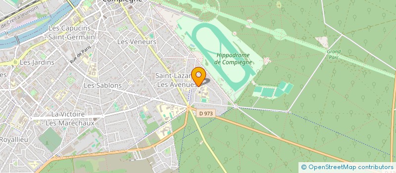 localisation de l'entreprise MYTRAVEL à COMPIEGNE