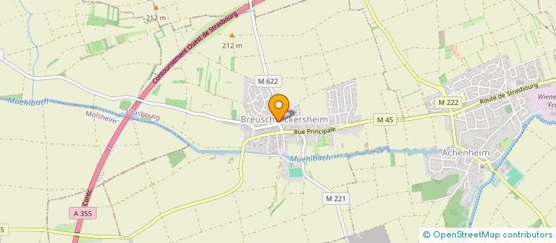 localisation de l'entreprise MYTTE  BREUSCHWICKERSHEIM