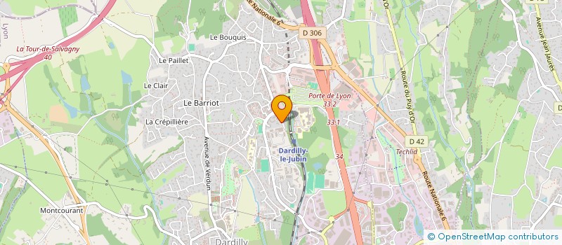 localisation de l'entreprise MYTTRA à DARDILLY