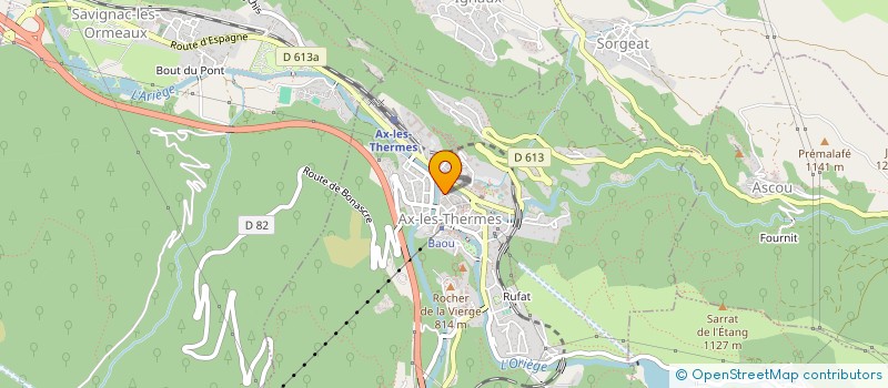 localisation de l'entreprise MYU  AX-LES-THERMES
