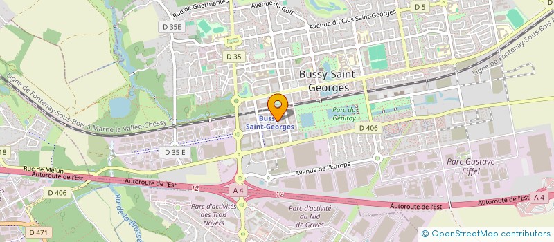 localisation de l'entreprise MYU CHUN à BUSSY-SAINT-GEORGES