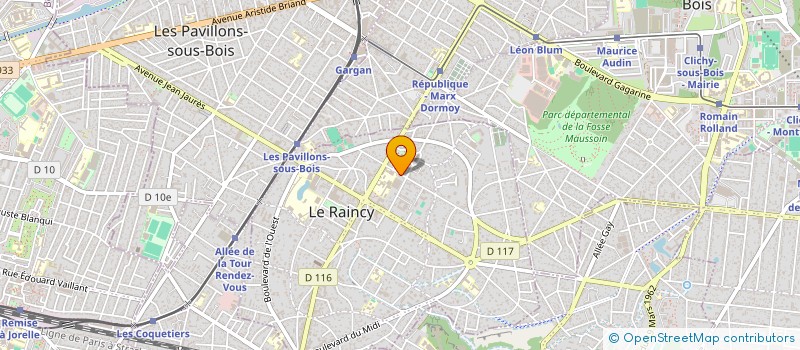localisation de l'entreprise MYWCONSULTING à LE RAINCY