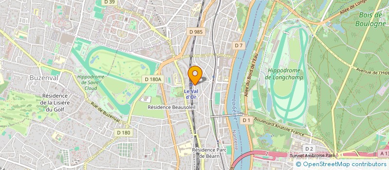localisation de l'entreprise MYWIND à SAINT-CLOUD