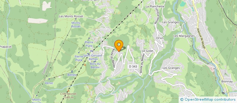 localisation de l'entreprise MYXO  SAINT-GERVAIS-LES-BAINS