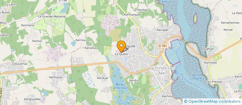 localisation de l'entreprise MYXOMATOR  LA TRINITE SUR MER