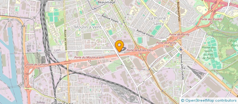 localisation de l'entreprise MYXSERVICE  VENISSIEUX